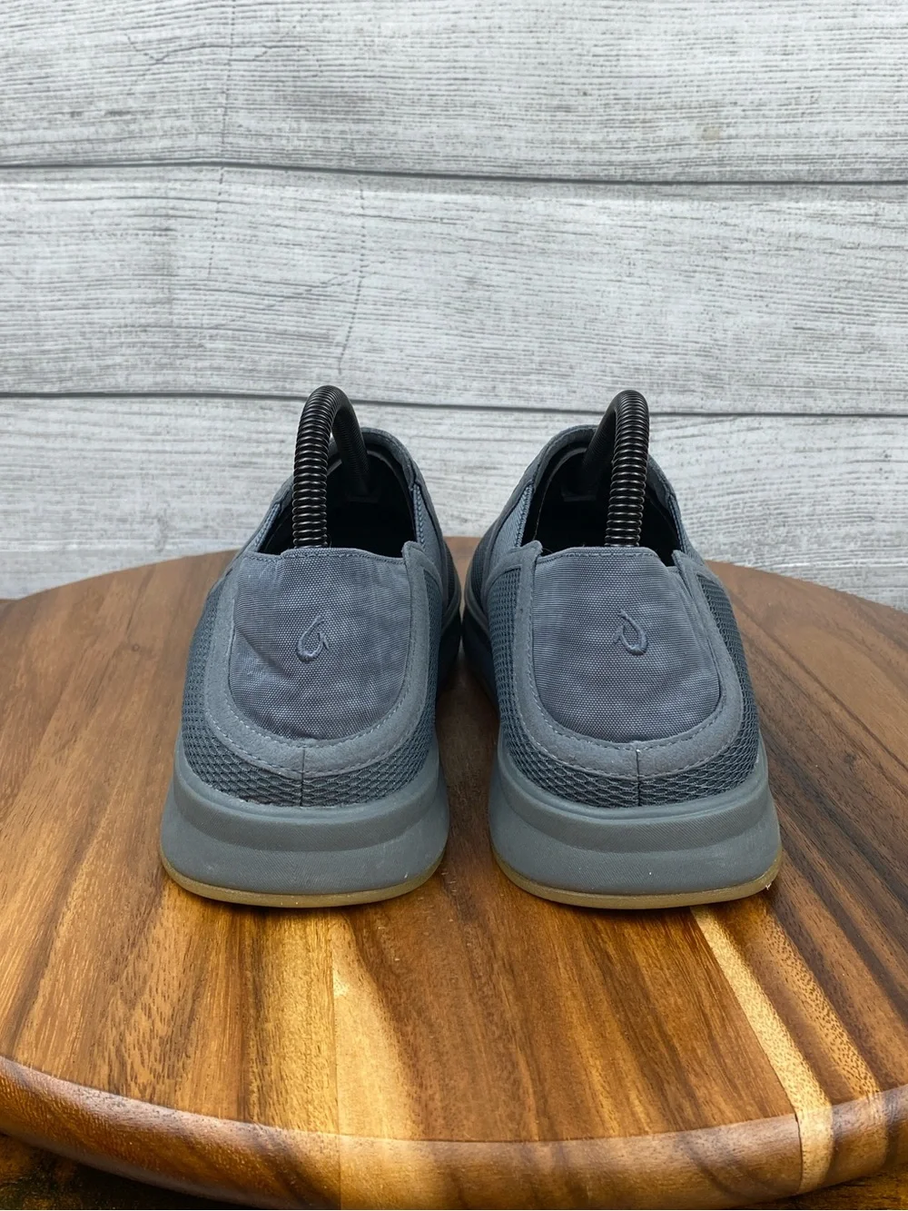 OluKai Ki'ihele Women's Slate Gray Slip On Sneaker Loafer Shoe Size 9 EU 39